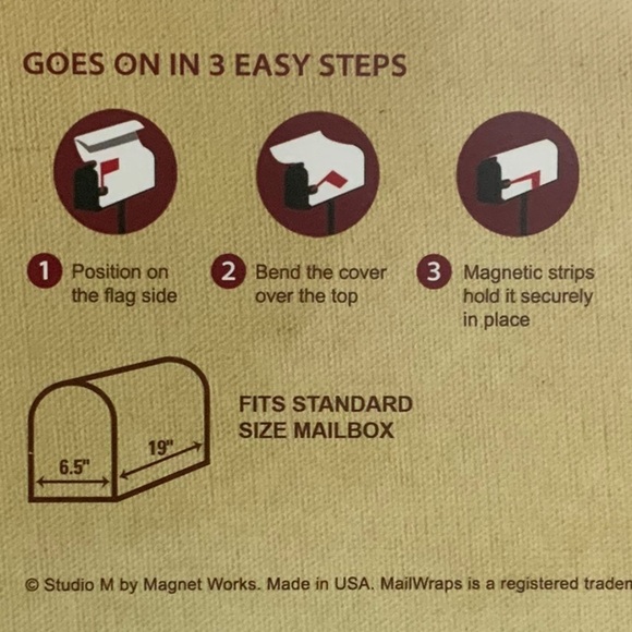 Magnet Works MailWrap Sea Turtle It's a Boy Mailbox Cover For Standard Mailboxes - Picture 4 of 12